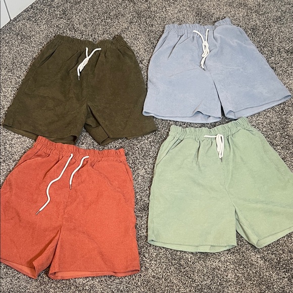 🍁 Romwe Fall Men's Casual Shorts - Multicolor Pack Size Small - Picture 1 of 14